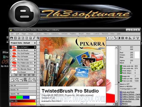 Pixarra TwistedBrush Blob Studio