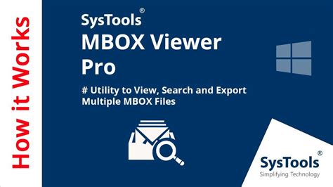SysTools MBOX Viewer Pro