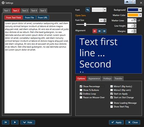 Programming TelePrompter 2.8.0 Direct