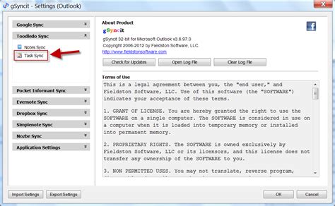 GSyncit for Microsoft Outlook